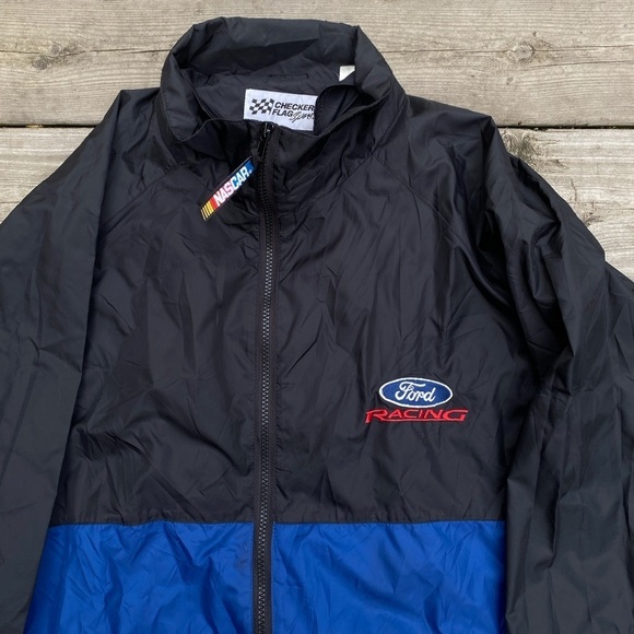Vintage 90s Ford Racing NASCAR Jacket XL - Picture 1 of 9